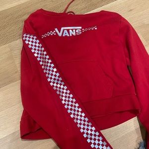 cropped vans hoodie